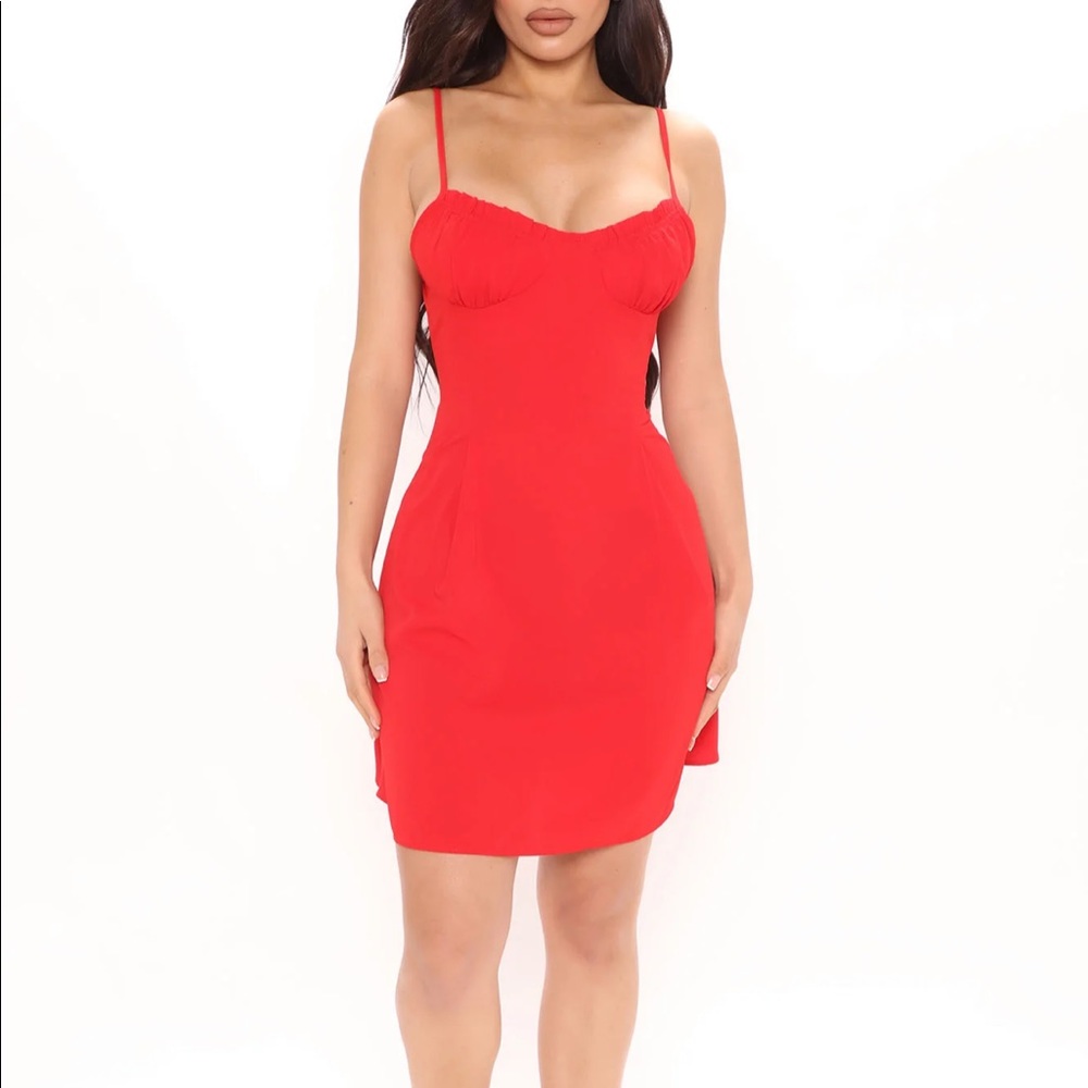 Red dress